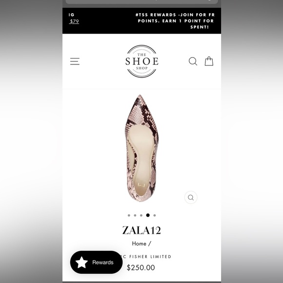 Marc Fisher ZALA pump size 7.5 in blush - Picture 3 of 12